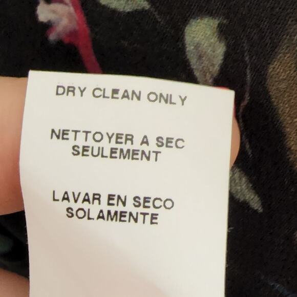 FIFTEEN TWENTY floral bell sleeve lattice front boho blouse‎ size small - Picture 9 of 9